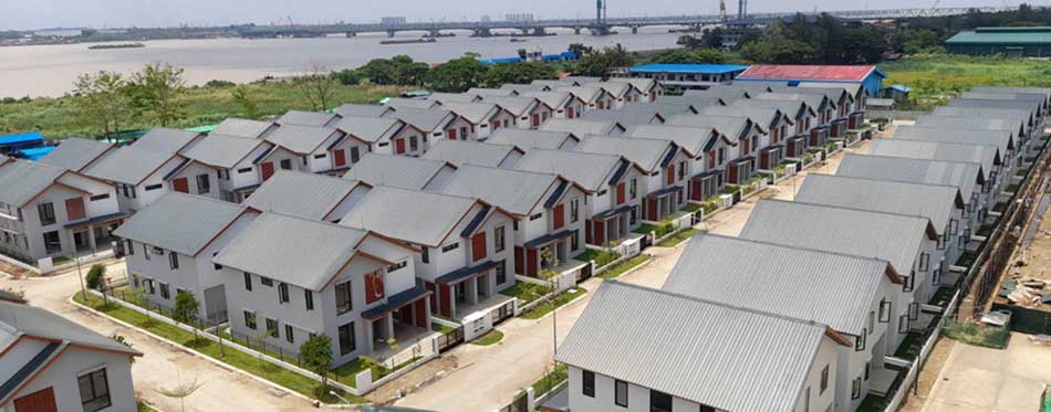 City Villas Project (111-lots) at Thanlyin Star City (Sep-2022 to May-2023)